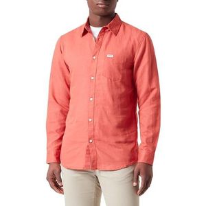 LS 1 PKT Shirt, Burnt Sienna, L