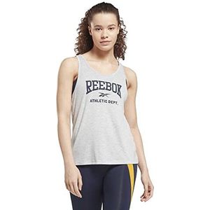 Reebok Dames WOR Supremium Tanktops, lichtgrijze heather, XS