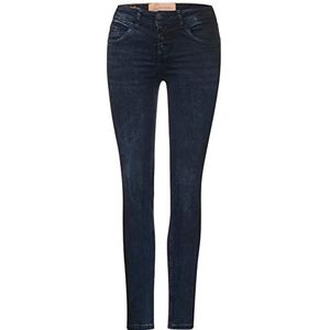 Street One Dames A375597 Jeansbroek, Blue Black Random Wash, W28/L30, Blauw Zwart Random Wash, 28W x 30L