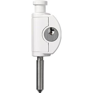 ABUS - Raam Bijzetslot FTR70-72 - Set met Raamslot en Sluitkast - Wit - Veiligheidsniveau 4 - 44 mm