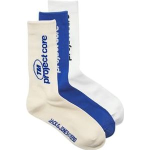 JACK & JONES - AERO - Enkelsokken - Zwart - Katoen/Elastaan - Set van 3