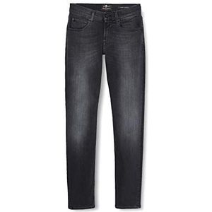 7 For All Mankind Slimy Tapered Fit Jeans voor heren, Zwart (zwart 0bb), 28W / 32L