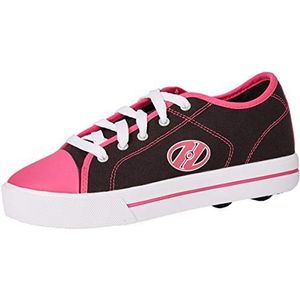 Heelys Klassieke sneakers voor meisjes, Zwart Zwart Wit Hot Roze Zwart Wit Hot Pink, 35 EU
