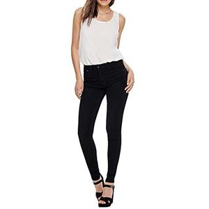 ONLY ONLPaola HW Skinny Jeans voor dames, zwart denim, XS