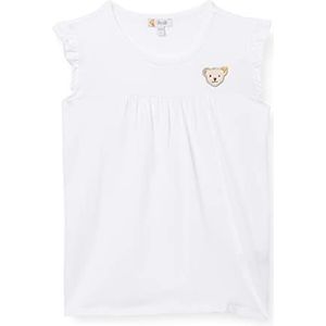 Steiff T-shirt voor meisjes, wit (bright white), 80 cm