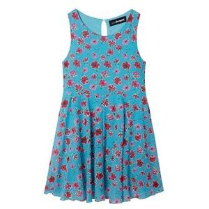 Desigual Barbara Jurk voor meisjes, blauw, 6 Jaren
