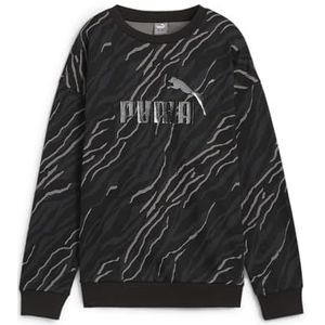 PUMA Dames Ess+ Animal Aop Crew Fl Sweat