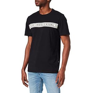 CASUAL FRIDAY T-shirt voor heren, 194007_antraciet zwart, L