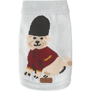 Cath Kidston kersttrui voor honden, Londen Guard hondentrui, warme, gezellige huisdierkleding feestelijke trui