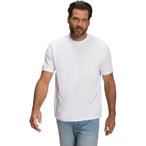 JP 1880 Heren, halflange mouw, destroyed look T-shirt, sneeuwwit, 5XL, sneeuwwit, 5XL