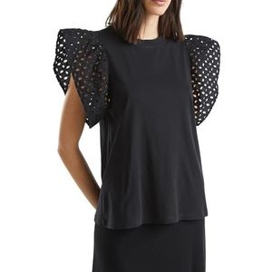 United Colors of Benetton T-shirt dames, Zwart, M