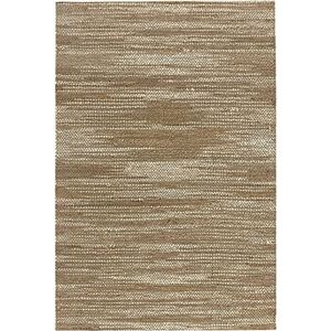 HAMID - Giralda jute tapijt van 100% natuurlijke jutevezel, zacht en zeer sterk tapijt, handgeweven, voor woonkamer, eetkamer, slaapkamer, hal, gemêleerd (290 x 200 cm)
