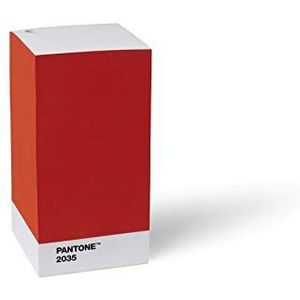 PANTONE New Sticky Notepad With Pencil Hole. 14,5CM High, Red