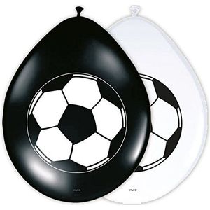 Folat 26225 ballon met voetbal 30 cm-8 stuks, 12 inch