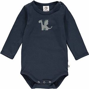 Müsli by Green Cotton Baby Boys Dragon Print L/s Body Base Layer, Night Blue, 98, nachtblauw, 98 cm