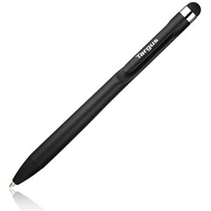 TARGUS HARDWARE 2-in-1 Stylus Pen Stylus Pen Antimicrobiële Touchpen Universele pen voor smartphones en touchscreens - Zwart, AMM163AMGL