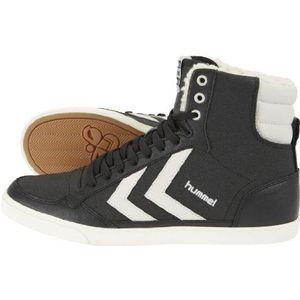 hummel Slim Stadil Wnt Waxcanv, Unisex High-Top, Black Schwarz Zwart 2001, 44.5 EU