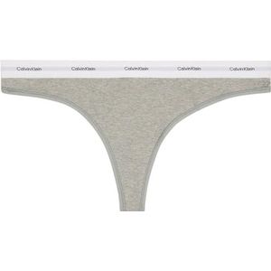Calvin Klein Underwear String  navy / grijs gemêleerd / wit