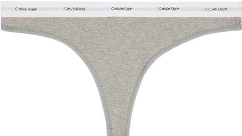 Calvin Klein Underwear String  navy / grijs gemêleerd / wit