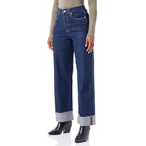 JACK & JONES Jeansbroek voor dames, donkerblauw (dark blue denim), 32W / 32L