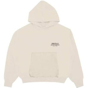 JACK & JONES Jorroxbury Back Sweat Hood Ln, antiek wit., S
