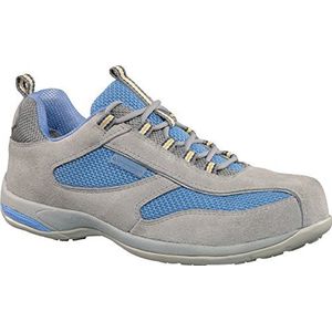 Delta Plus schoenen van suède, nylon, S1, grijs/blauw, maat 40