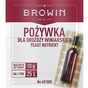 Browin 401000 Voedingsstof voor wijngist - 10 g - universeel - voor witte, rose en rode wijn