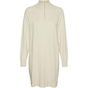 VERO MODA Gebreide jurk 'VMHAPPINESS'  beige
