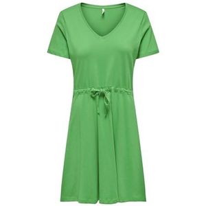 ONLY Onlmay S/S V-hals korte jurk JRS Noos jurk voor dames, Kelly Green, M