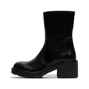 Fly London NORE191FLY Fashion dameslaarzen, zwart, maat 35, Zwart, 35 EU
