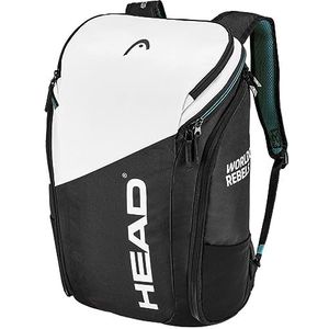 HEAD Unisex - Adult Rebels Backpack/Skibag rugzak, zwart/wit, één maat