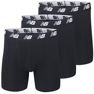 New Balance Men's Cotton Performance Boxer Briefs (3 Pack)