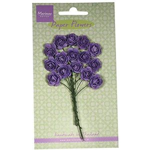 Marianne Design Hand Made dark lavendel Roses Flowers karton, papier, paars