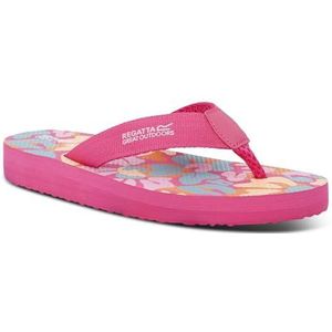 Regatta Catarina teenslippers voor dames met demping onder de voeten, lichtgewicht - perfect voor buiten, wandelen en kamperen, roze, roze, 36 EU