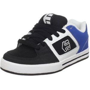 Etnies Junior/Jeugd Ronin Skateboarding Trainer, Zwart Wit Navy Leer, 32 EU