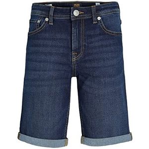 JACK & JONES Boy Jeans Shorts Regular Fit Jeans Shorts voor Jongens, donkerblauw, 176