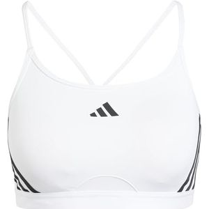 adidas Performance - Sportbustier - Wit - Licht Impact - Polyester