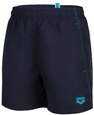 Arena - Boy's Beach Boxer Solid R - Strandshort - Marine-turkoois - Sneldrogend, 100% Gerecycled Polyester