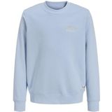 Jack & Jones - MINI - Sweatshirt - Lichtblauw - Zwart - Wit