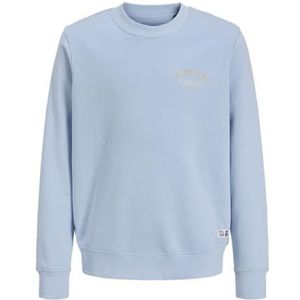 Jack & Jones - MINI - Sweatshirt - Lichtblauw - Zwart - Wit