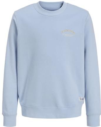 Jack & Jones - MINI - Sweatshirt - Lichtblauw - Zwart - Wit