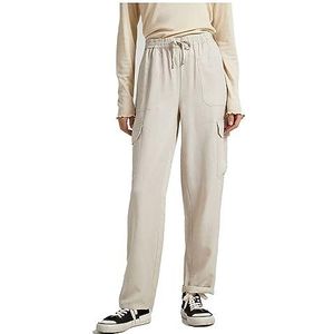 Pepe Jeans Felisa-broek voor dames, Wit (Mousse), XL