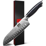 SHAN ZU - Santoku Mes - 20 cm - Poederstaal - Professioneel Keukenmes