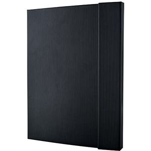 SIGEL CO141 Premium notitieboek, geruit, A4+, hardcover, zwart, magneetsluiting - conceptum