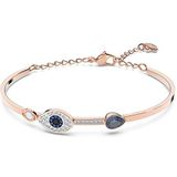 Swarovski Symbolic armband, Boze oog, Blauw, Gemengde metaalafwerking