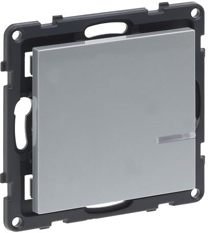 LEGRAND - SEANO - Wandzenderlicht - Aluminium - 1-voudig - 1 Schakelpeddel - Smart Home