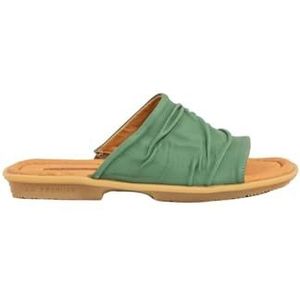 El Naturalista - N5932 MAKISU - Damessandalen - Jade - Chroomvrije Binnenkant