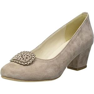 HIRSCHKOGEL Dames 3009615 Pumps, steen, 37 EU