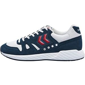 hummel Legend Marathona Sneakers voor heren, blauw, wit, blauw, wit, 42 EU
