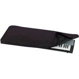 GEWA Keyboard Cover Economy, toetsenbordhoes (hoogwaardige stofbescherming voor toetsenborden, praktische bandrand, gemaakt van robuust nylon, afmetingen: 98 x 43 x 6 cm), Zwart